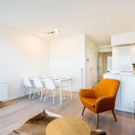 Appartement Winoc 402 Top With Frontal Sea View Directly On The Beach